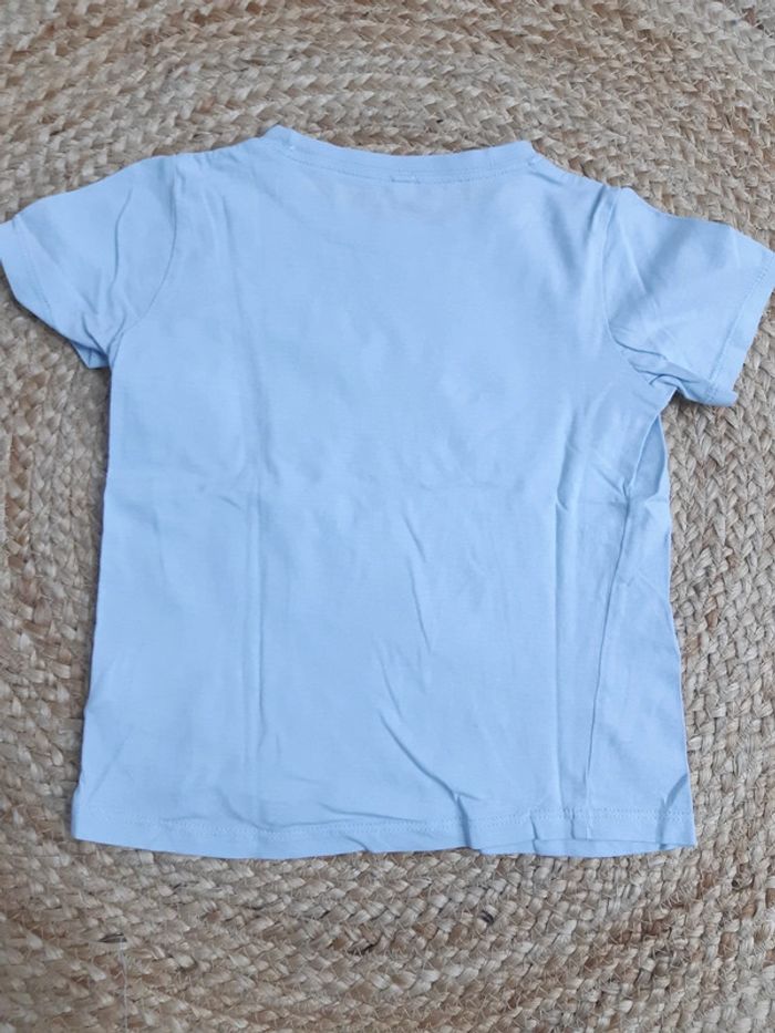 Tee shirt bleu clair 36 mois - photo numéro 3