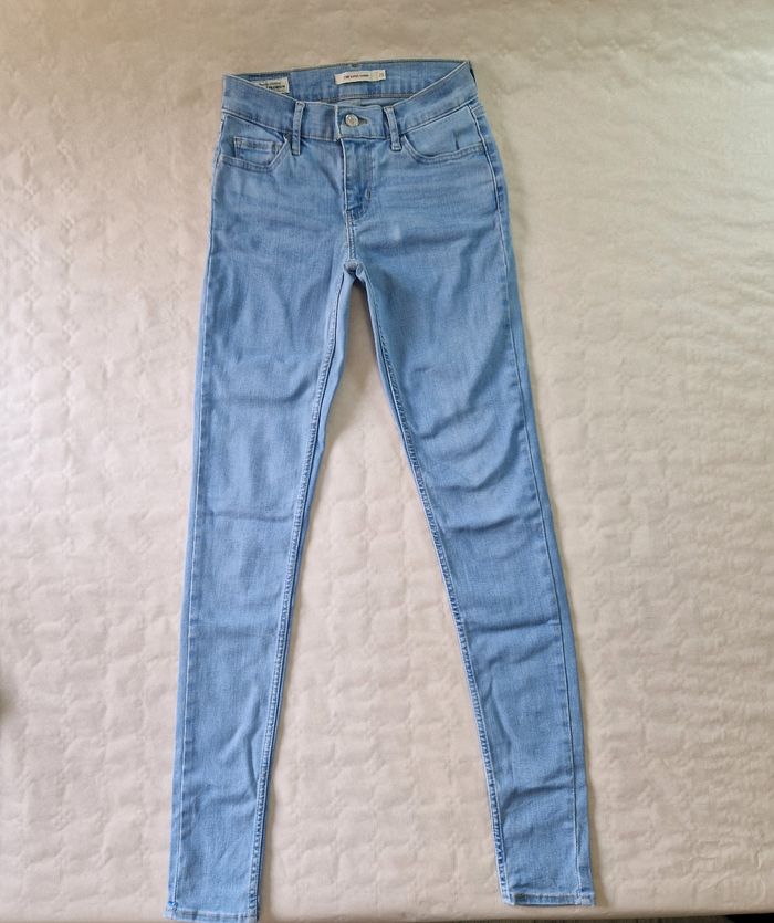 Jeans femme Levi's Strauss  710 , super skinny  , taille 34  , bleu - photo numéro 3