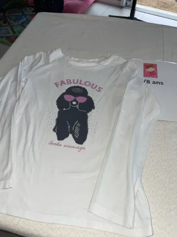 T-shirt gemo huit ans