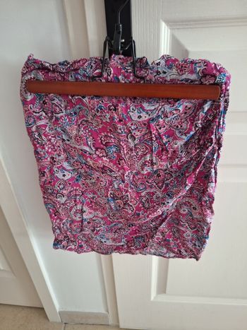 Jupe rose motifs / Etam / taille 34