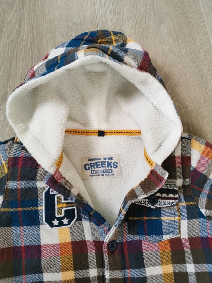 Veste à capuche polaire bouton - photo numéro 4