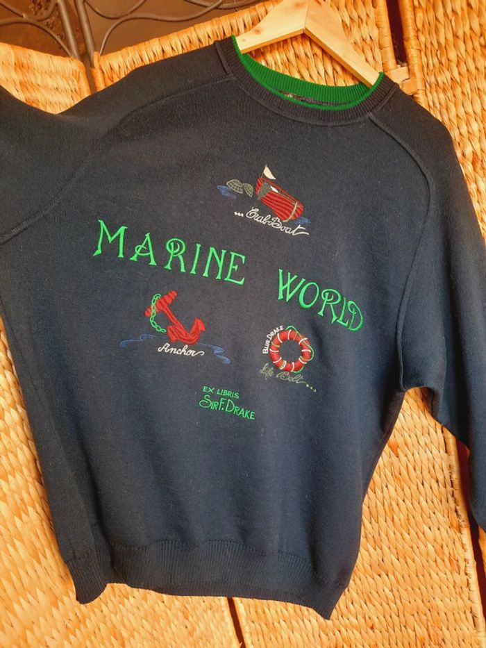 Pull Marin vintage L/XL