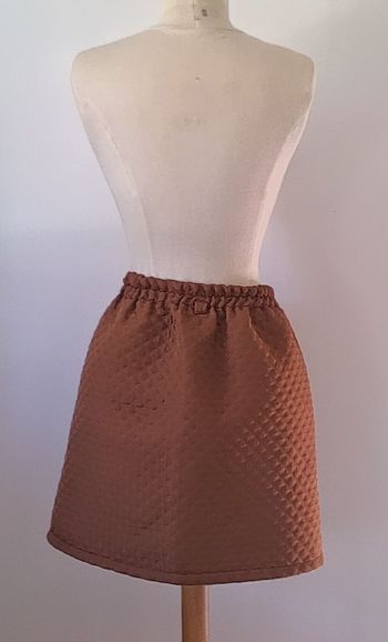 Jupe femme Tissaia taille 40 marron - Bon état