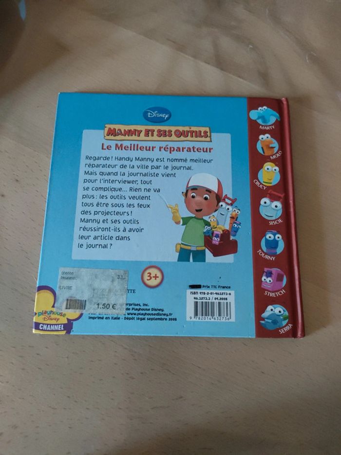 Livre Manny et ses outils le meilleur réparateur - photo numéro 2