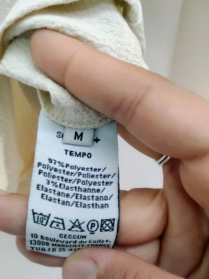 Haut beige Sessun taille M - photo numéro 4