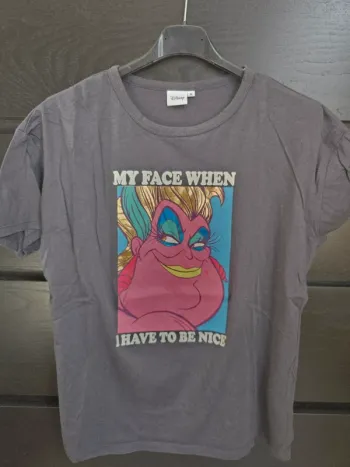 Tee-shirt gris Ursula Disney