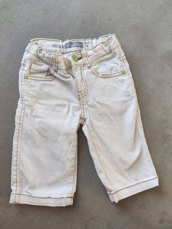 Short en Jean blanc in extenso 4 ans