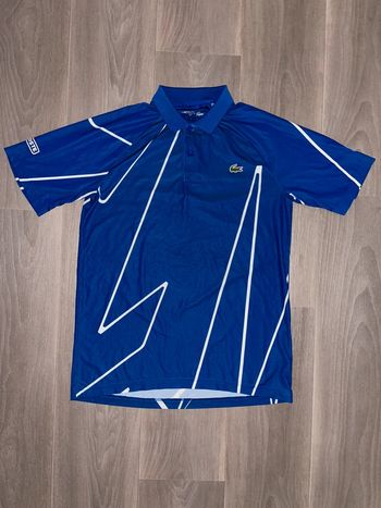 Polo Lacoste Sport Bleu Novak Djokovic 🔵