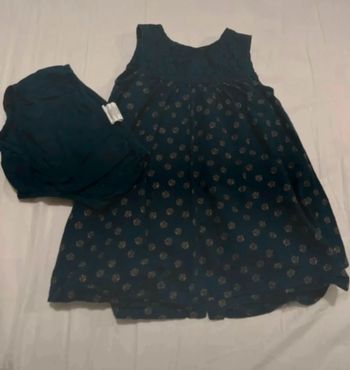 Robe Kiabi bleue et sa culotte