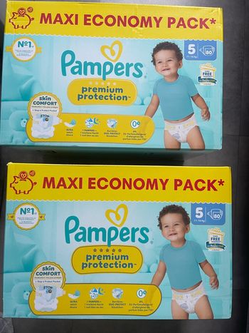 160 couches Pampers premium 5 remise 30% code nectar30