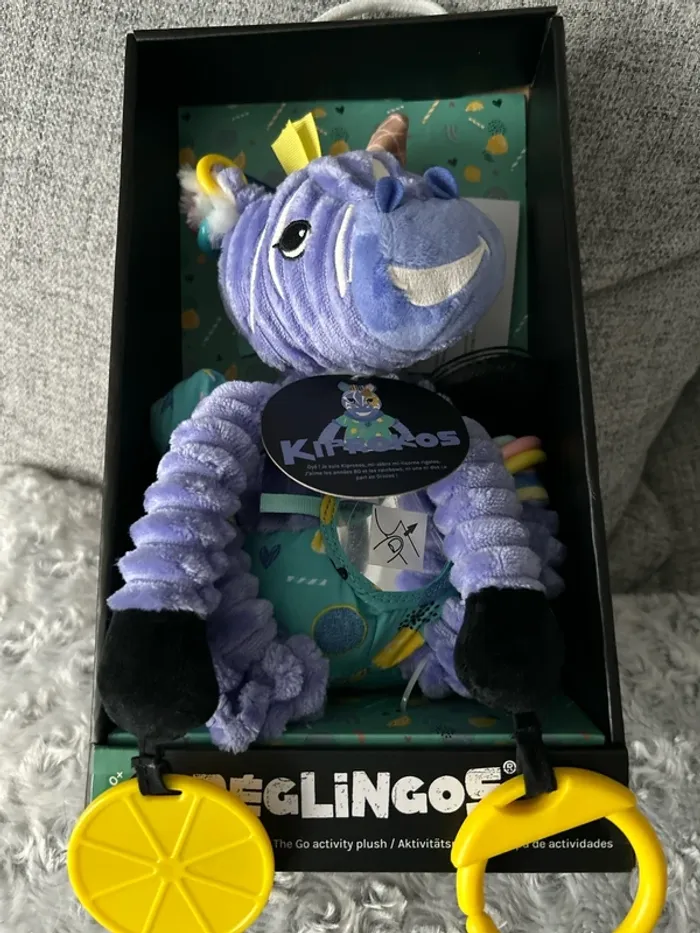 Peluche d'activités nomade Kiprokos le zèbre
