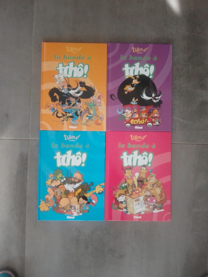 BD livre enfant - Lot de 4 BD - Titeuf - Ka bande à tchô !