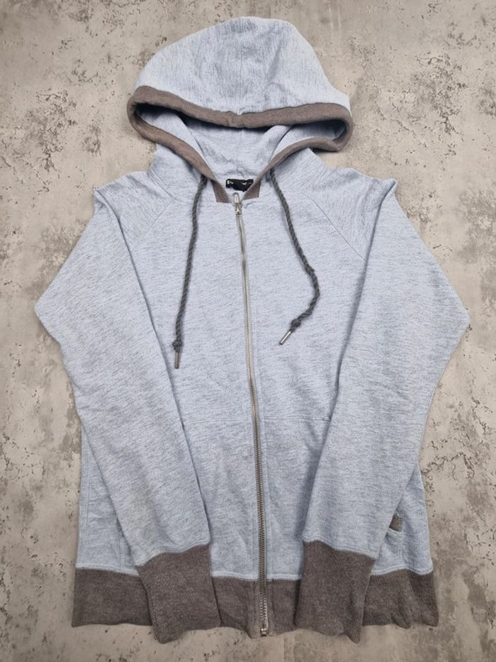 Gilet zippé à capuche Champion bleu ciel – Taille S/36 Femme - photo numéro 3