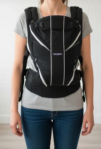 🍼 Porte-bébé BabyBjörn Original – noir et gris