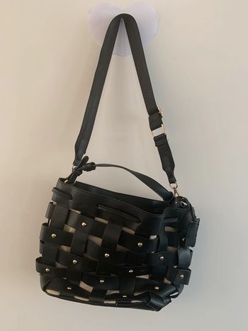 Sac seau noir et doré