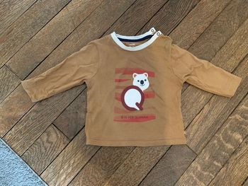 T-shirt manches longues bébé 12 mois Obaïbi