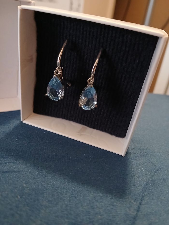 Boucles d'oreilles Topaze. - photo numéro 6