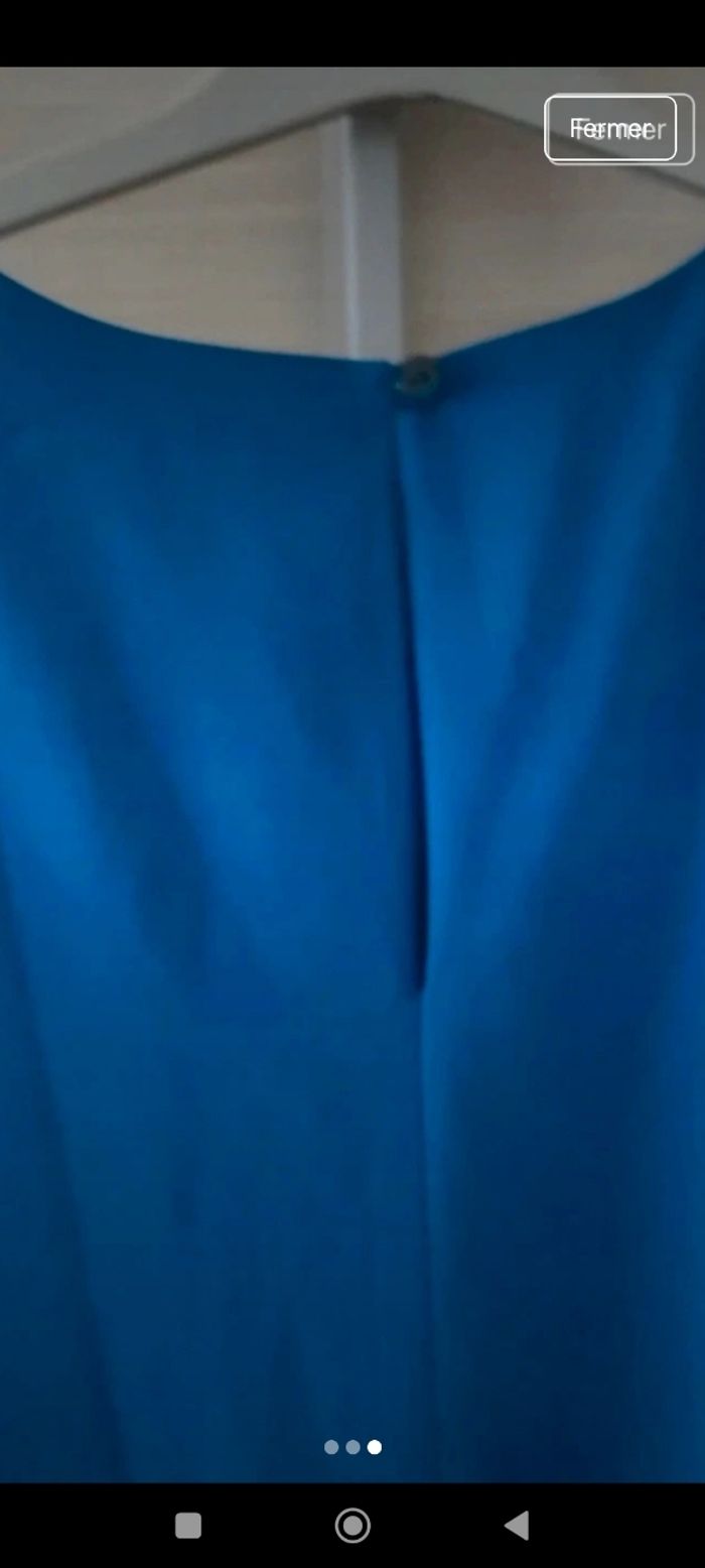 Robe bleue et noire Camaïeu taille 38 - photo numéro 3