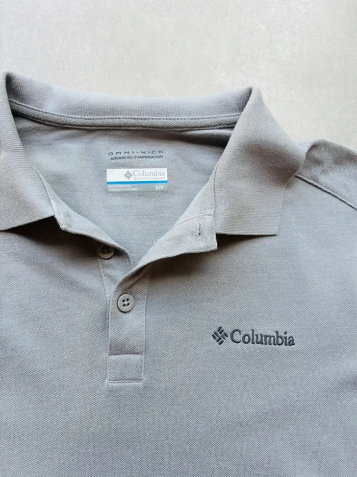 Magnifique polo gris homme Colombia - photo numéro 2