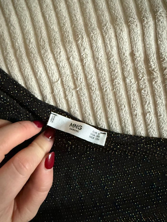 Top asymétrique brillant Mango - photo numéro 4
