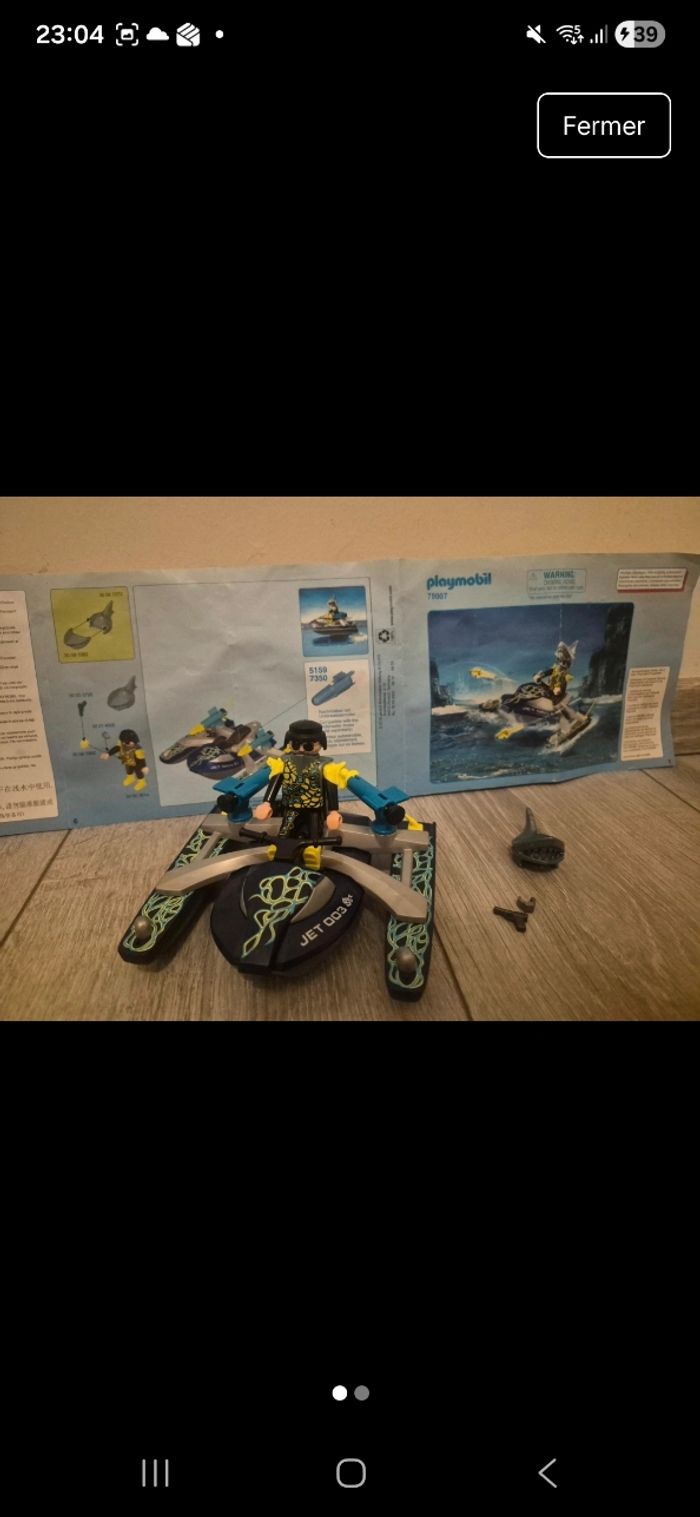 Scooter marin shark playmobil 70007 - photo numéro 2