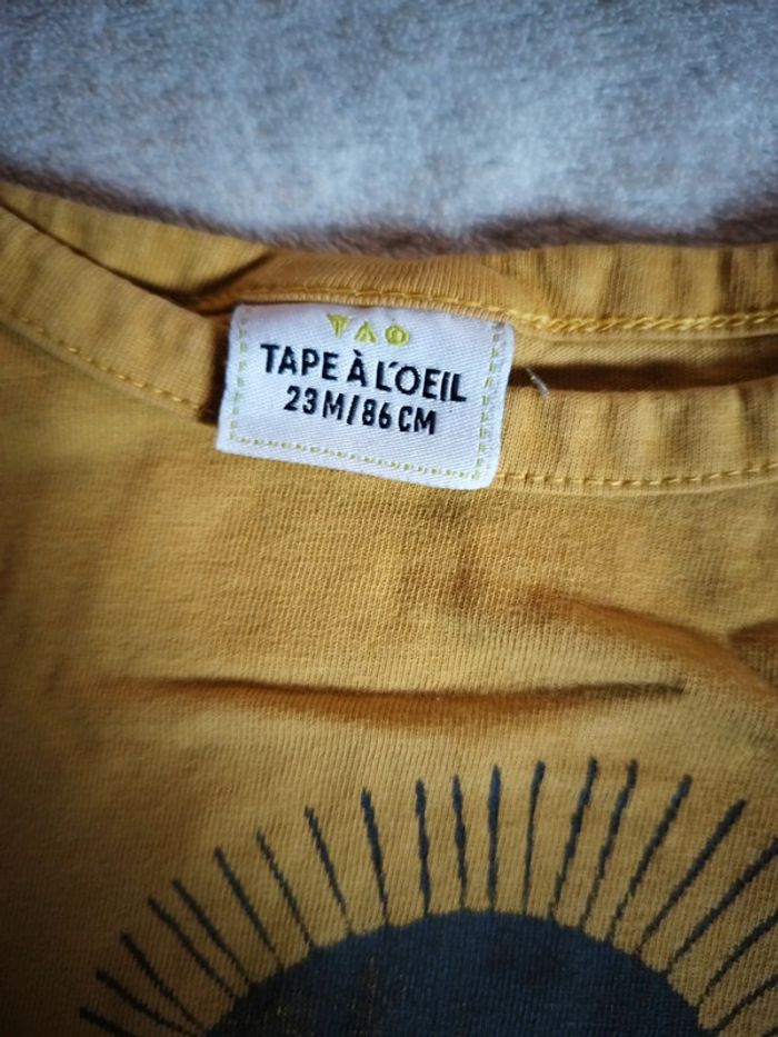 Tee-shirt manches longues TAO taille 2 ans - photo numéro 2