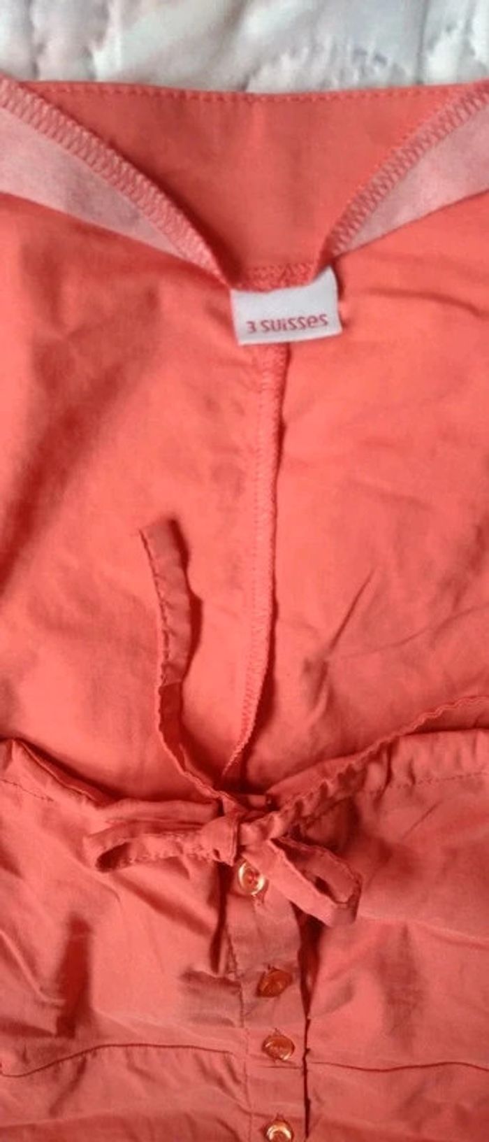 Blouse à boutons y2k corail femme 42 3 suisses - photo numéro 10