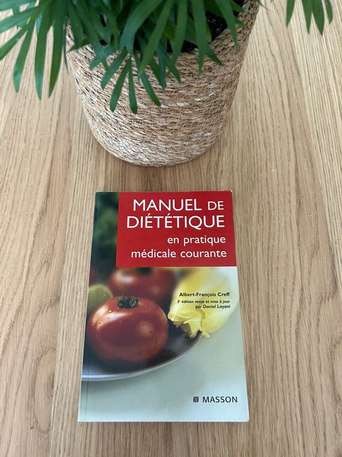 Livre Manuel de diététique en pratique médicale courante