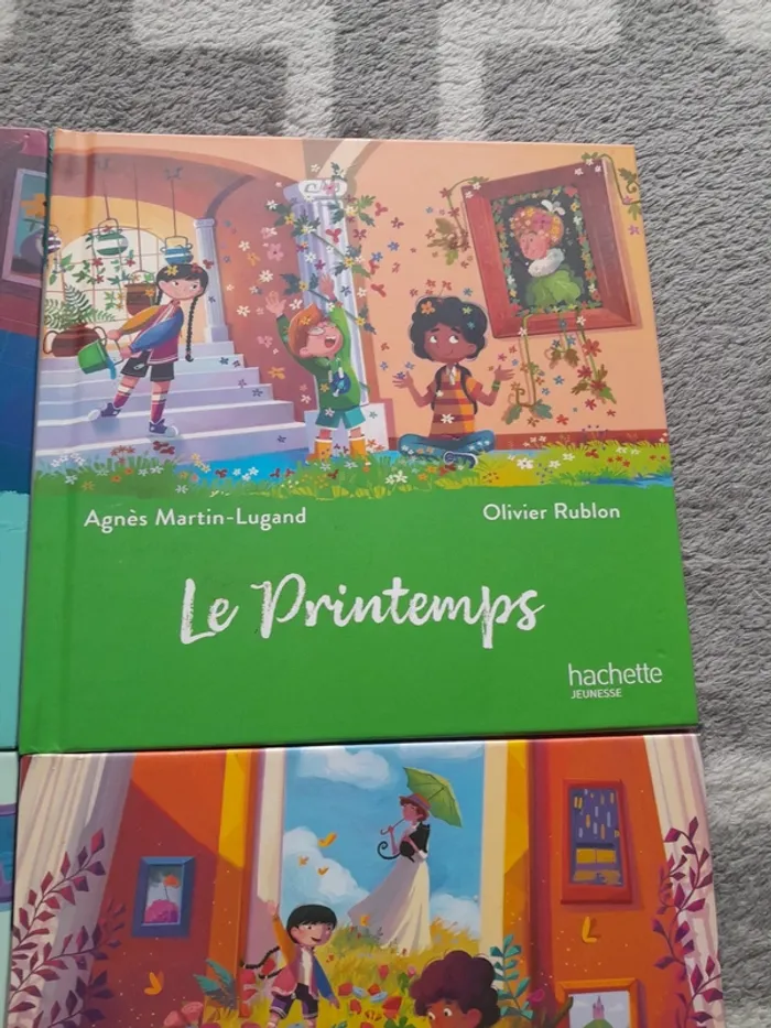 Lot de 4 livres macdo Musée Magique Le fibre l'ours Blanc La femme à l'ombrelle et Le printemps - photo numéro 3