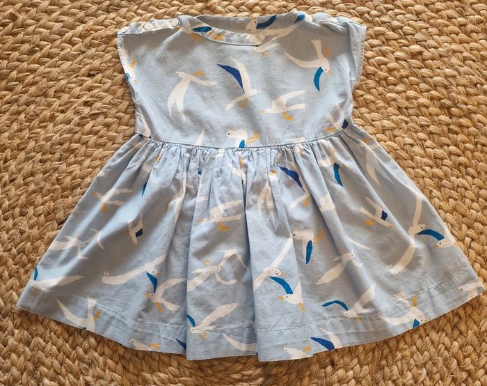 Robe oiseaux petit bateau