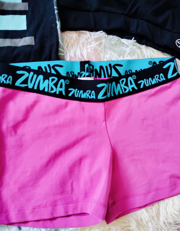 Lot Zumba S short débardeur brassière ensemble - photo numéro 7
