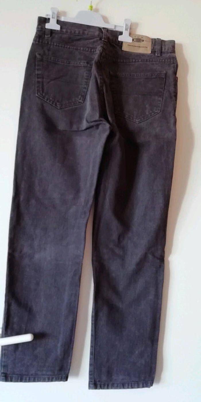 Pantalon jean marron - photo numéro 2