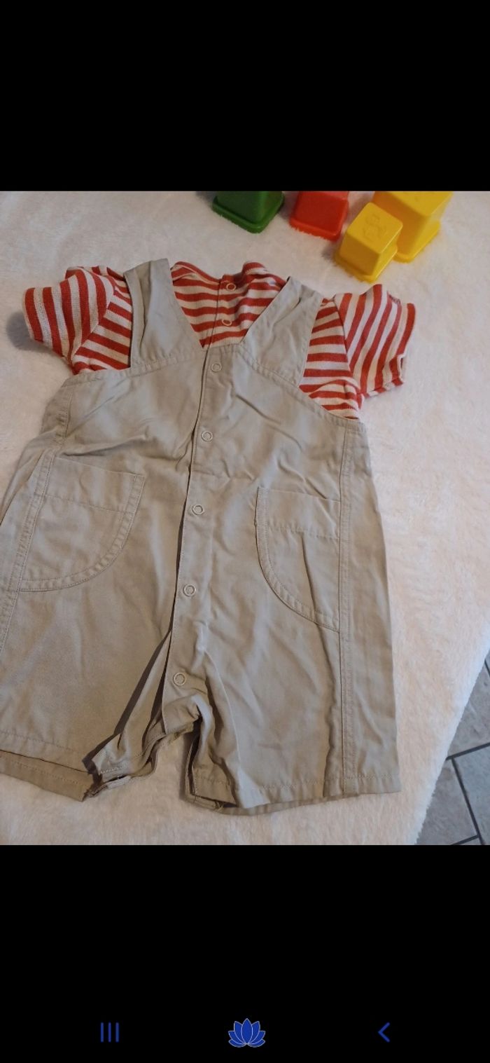 Combinaison d été bébé taille 6 mois - photo numéro 4