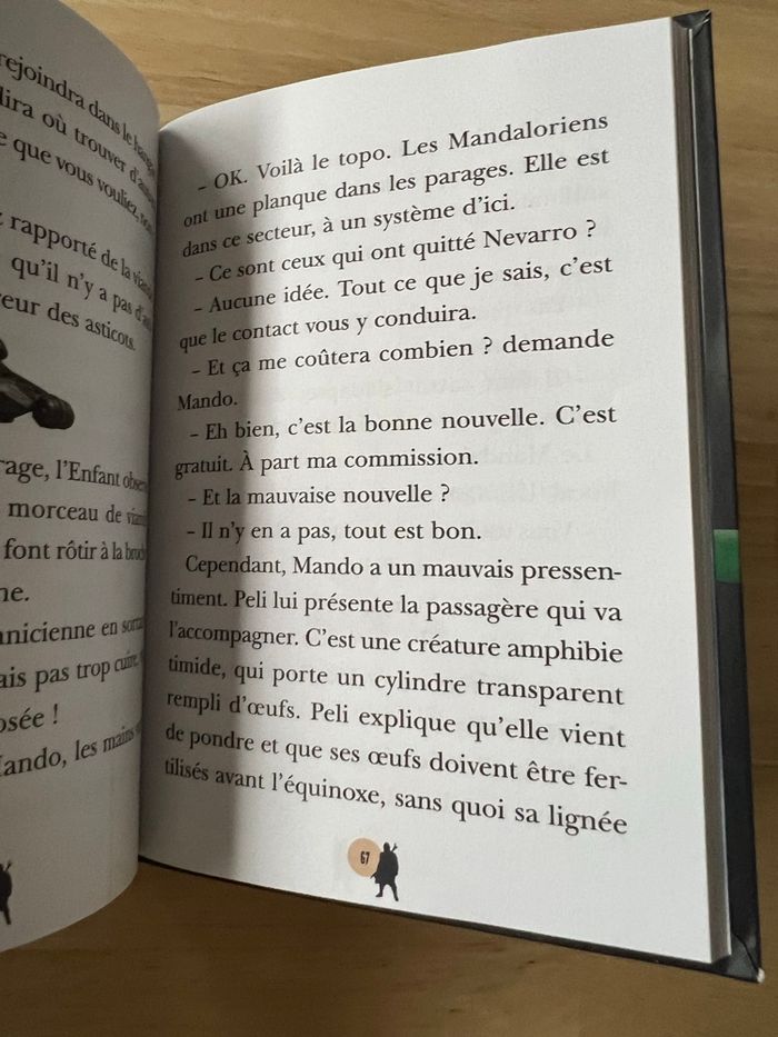 Livre Star Wars The Mandalorian n°4 – La Quête – La Bibliothèque Verte – Bon État - photo numéro 3