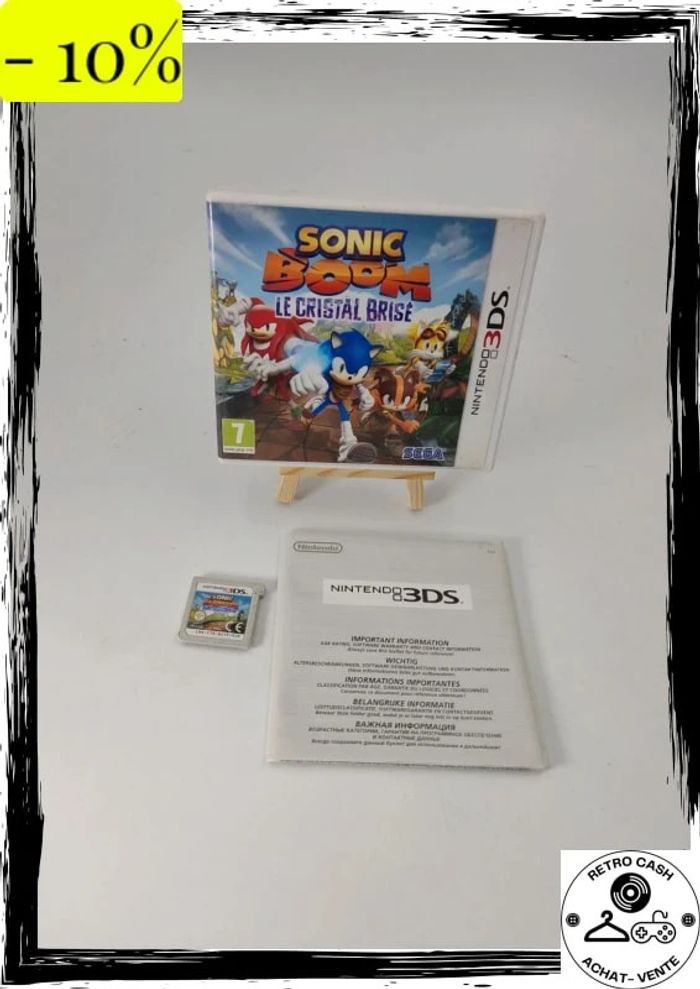 Sonic Boom Le Cristal Brisé  / 3ds complet - photo numéro 2