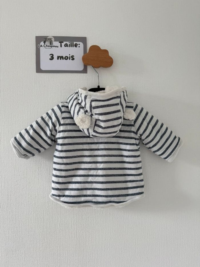 Gros gilet chaud - taille 3 mois 🌼 - photo numéro 4