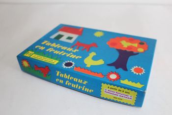 Nathan Tableaux en Feutrine ancien années 70