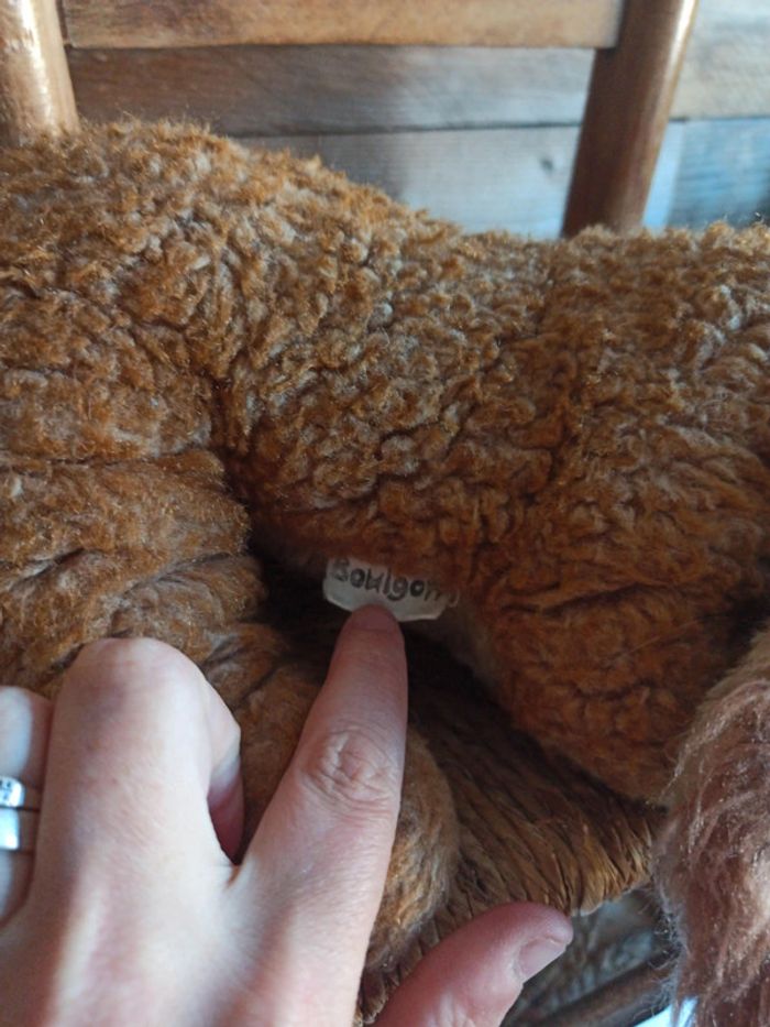 peluche chien boulgom BE vintage - photo numéro 2