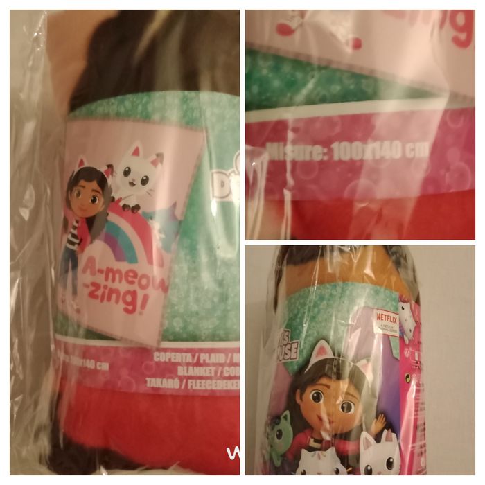 Plaid polaire gabby chat