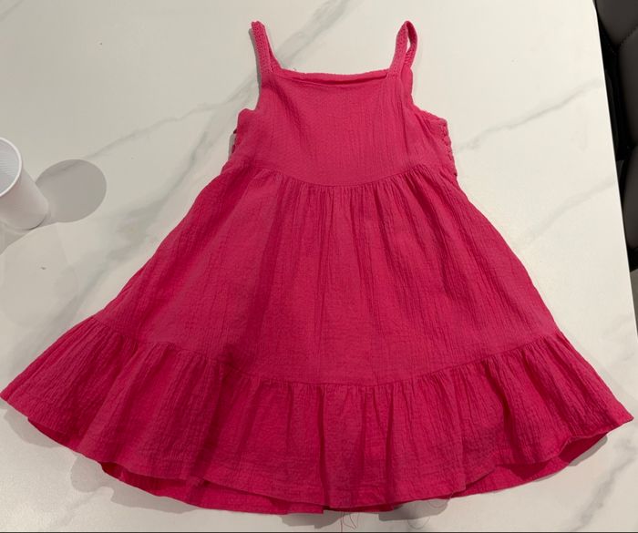 Robe bretelles tulle doublure Fuchsia 3 ans > 98 cm Okaïdi - photo numéro 4