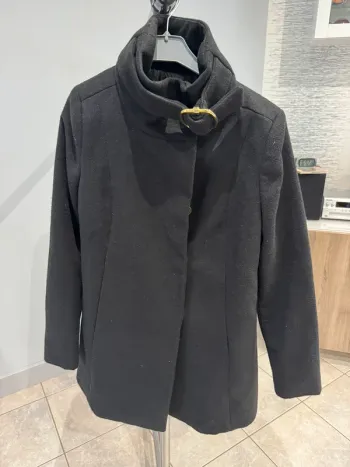 Manteau noir Mango XS