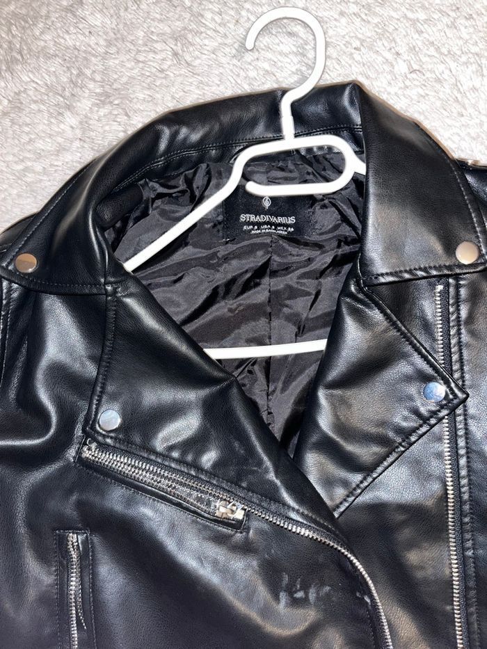 Veste en cuir noir - photo numéro 2