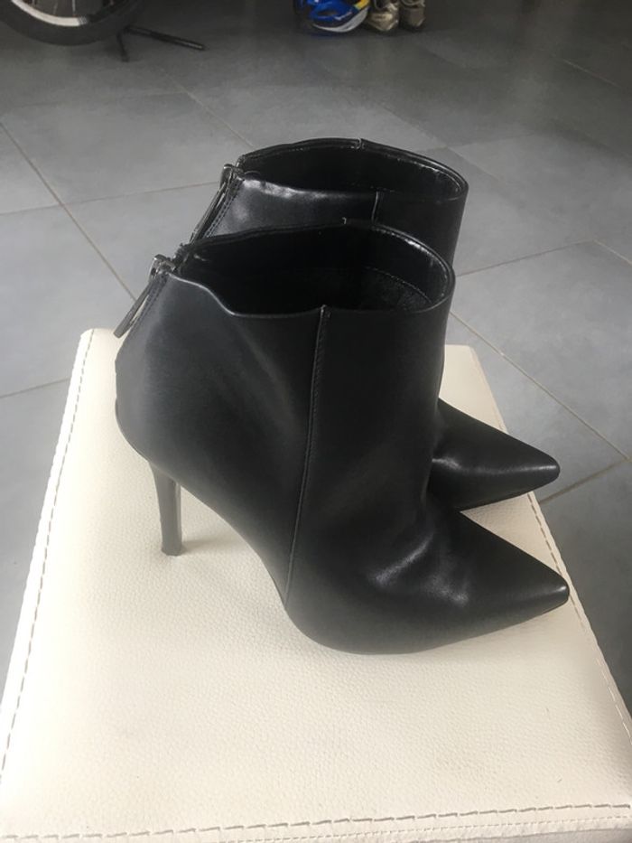 Bottines noir à talons primadonna collection