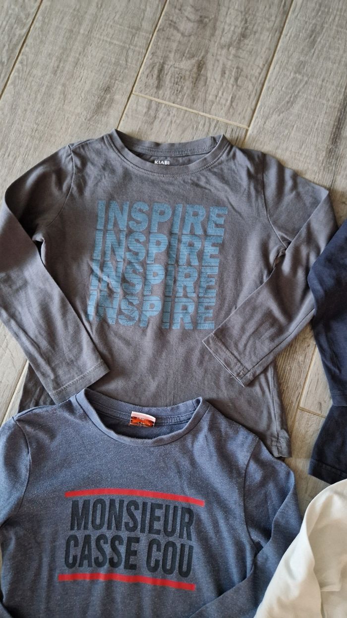 Lot de 5 tee shirt manches longues, taille 5 ans - photo numéro 7