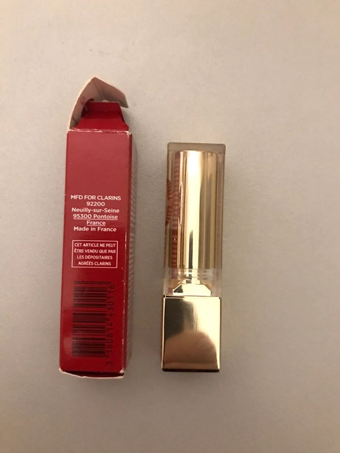 Clarins paris 21 rouge éclat coulleur satin sion anti-age - photo numéro 8
