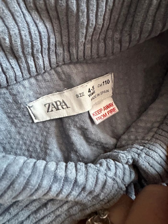 Robe hiver velours Zara - photo numéro 3