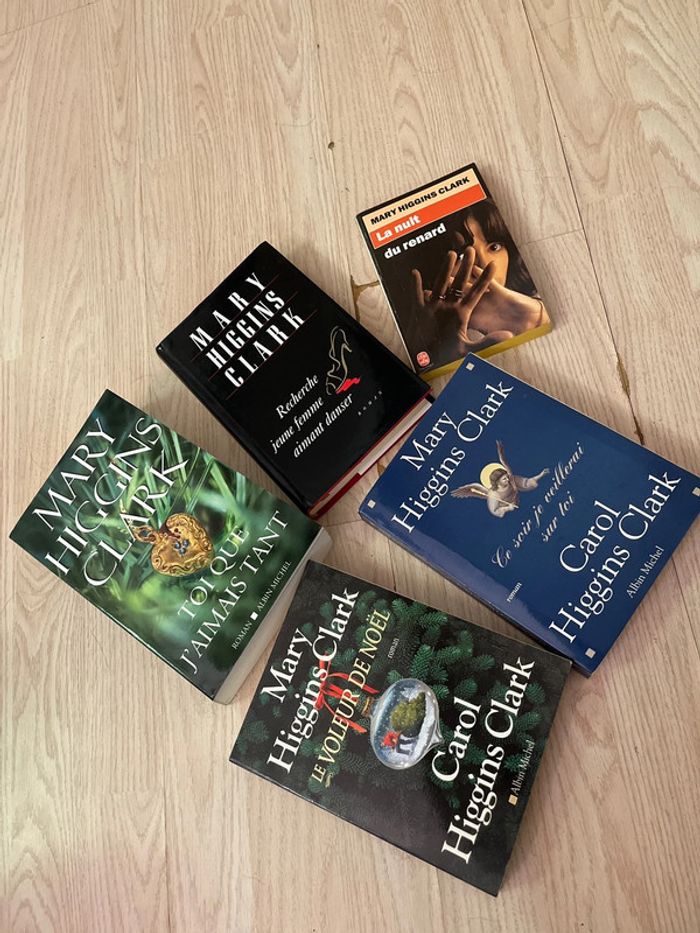 Lot livres Mary Higgins Clark
