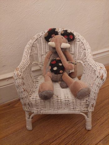 #P5 - Peluche éléphant Les Zazous Moulin Roty