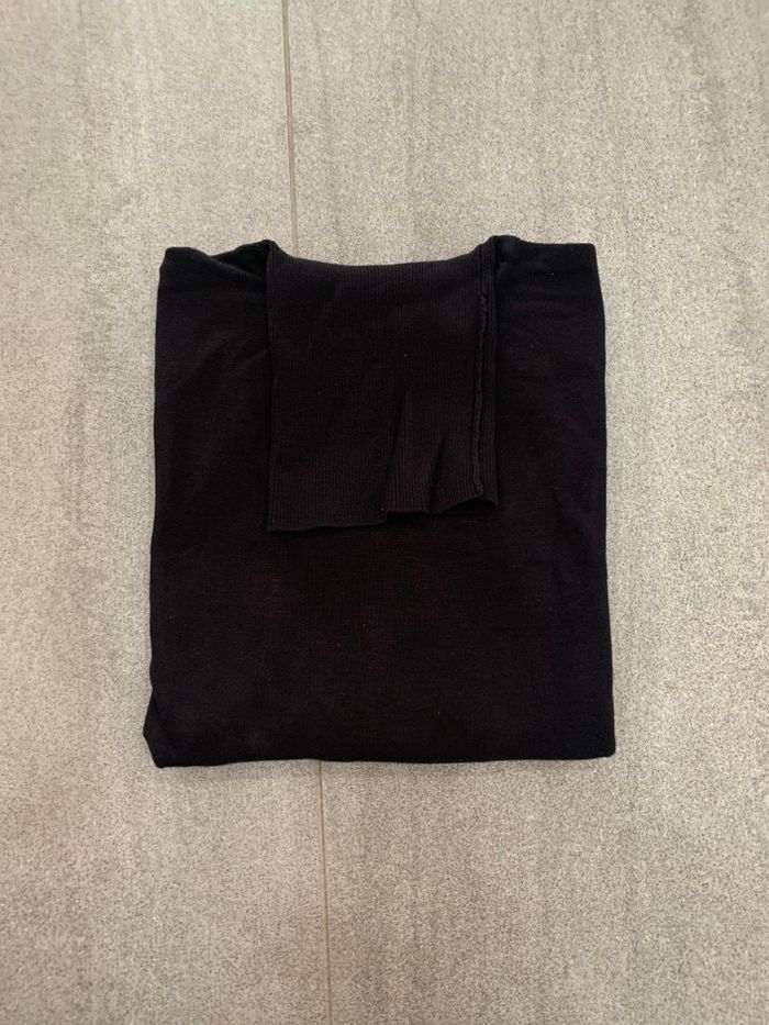 Pull Col roulé noir femme - photo numéro 3