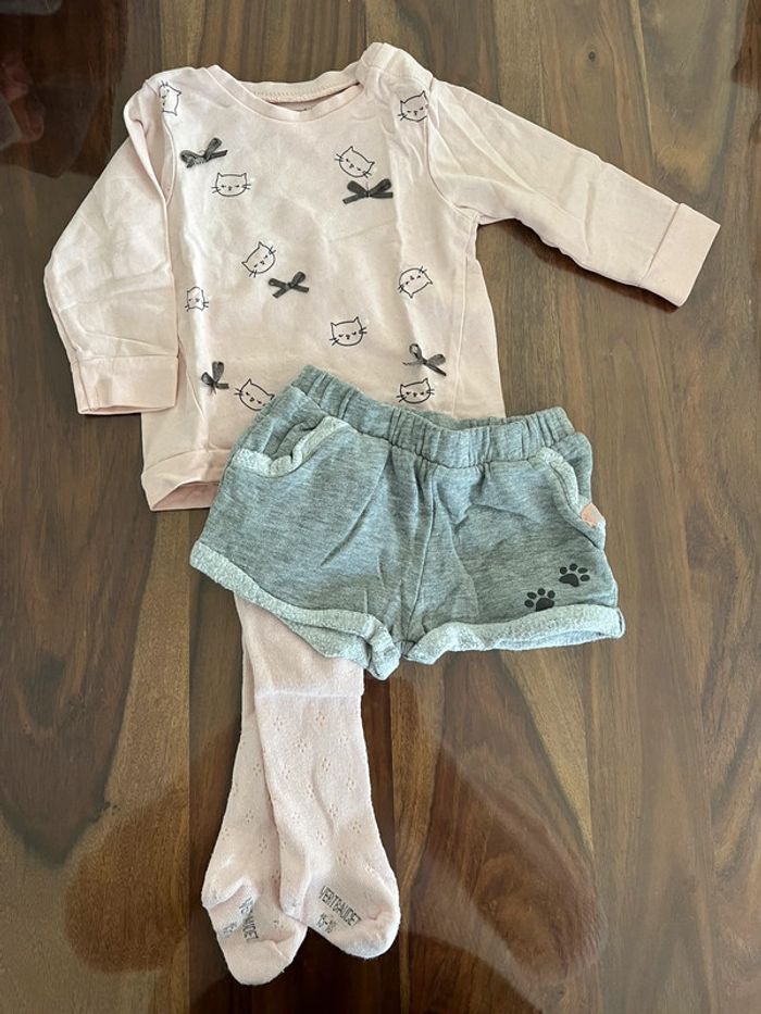 Ensemble Vertbaudet bébé fille